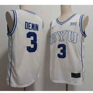 Mens Egor Demin White Stitched Jersey